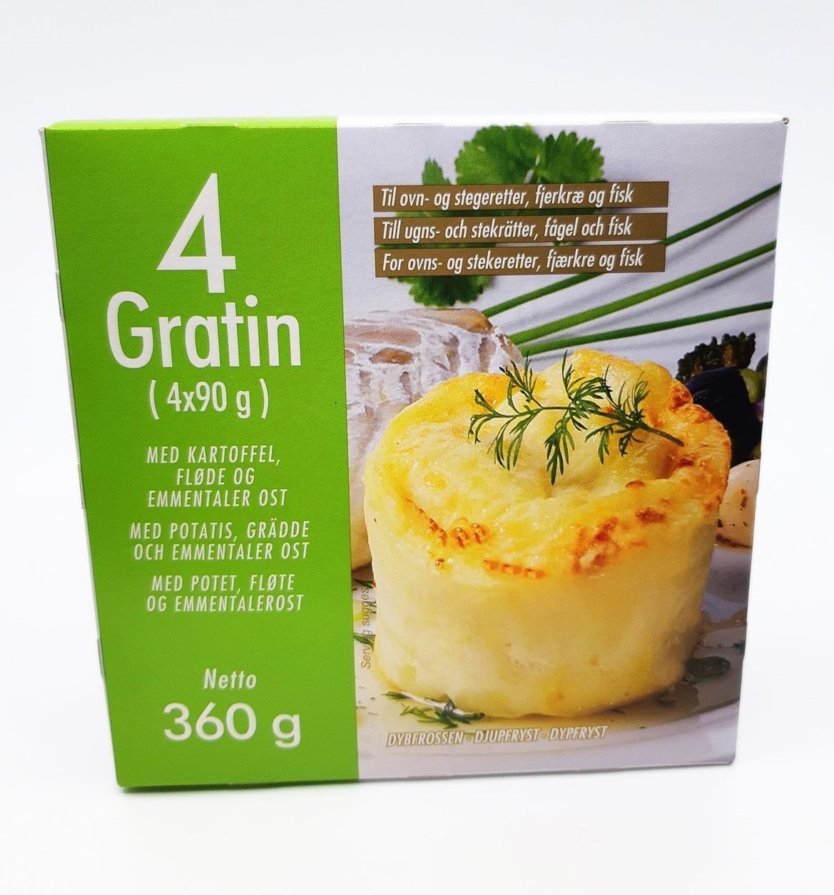 Gratään kartuli, koore ja Emmentali juustuga 360g - Image 2