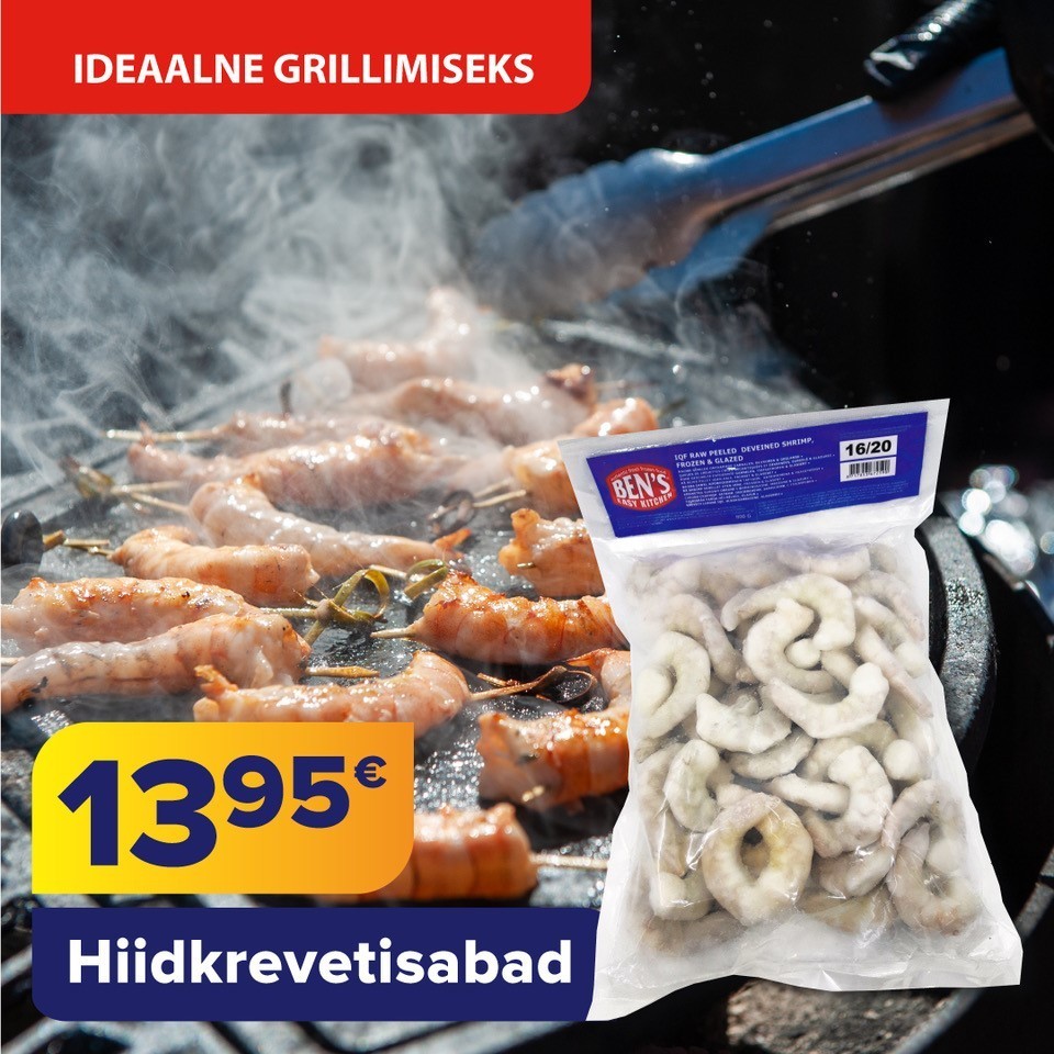 Hiidkrevetisabad 16/20 kooritud, toored 800g - Image 2