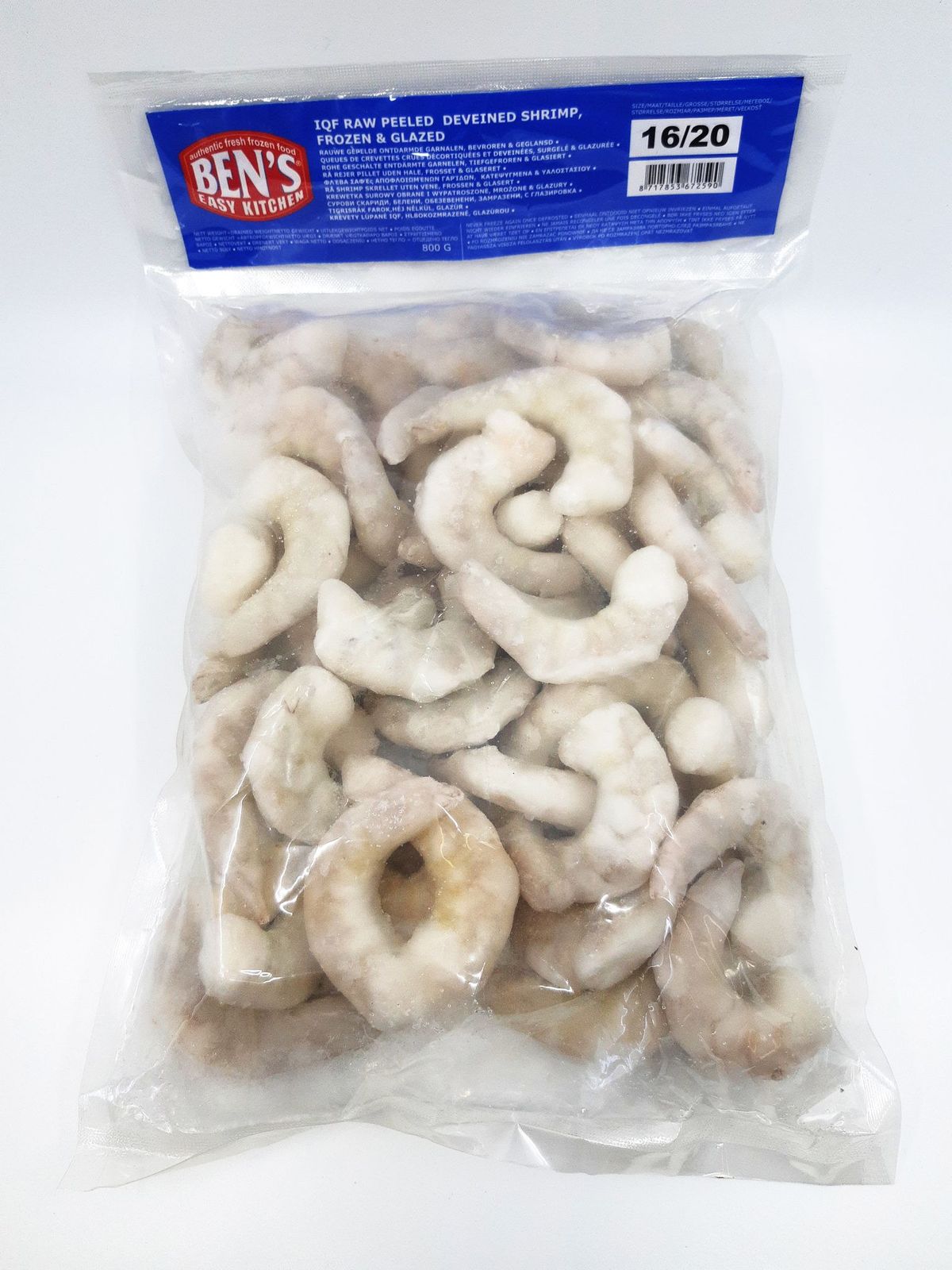 Hiidkrevetisabad 16/20 kooritud, toored 800g - Image 3