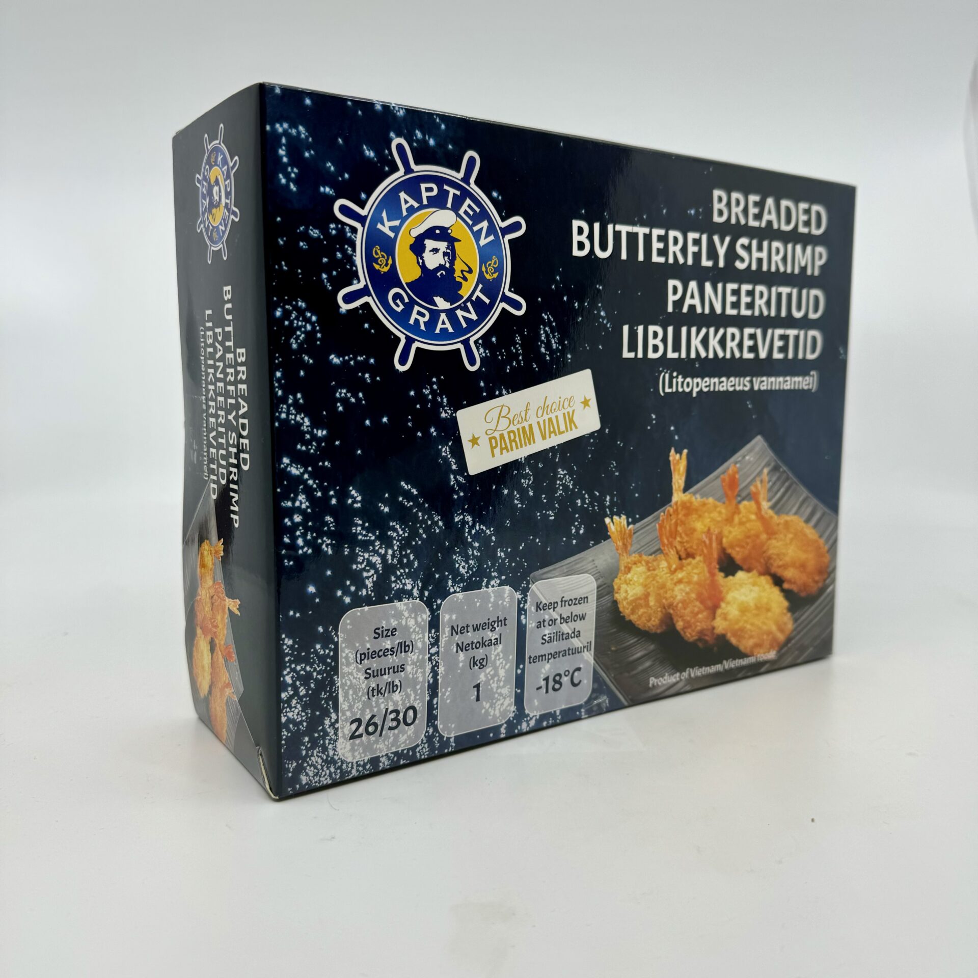Paneeritud liblikkrevetid 26/30 1kg