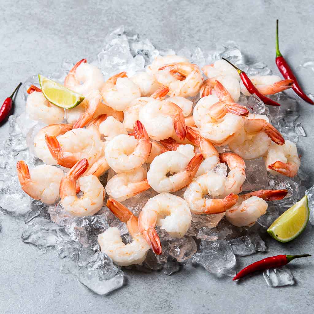 Hiidkrevetisabad 26/30 kooritud, keedetud 1kg/netokaal 800g